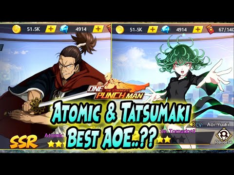 2 BEST AOE?! 🔥 ATOMIC & TATSUMAKI 『Review n Test PVP』 - ONE PUNCH MAN: THE STRONGEST