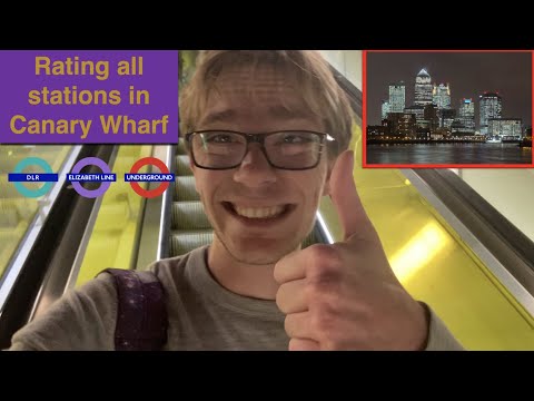 Let's look at EVERY STATION near Canary Wharf!