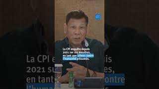 Philippines : Arrestation de l'ex-président Duterte