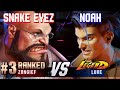 SF6 ▰ SNAKE EYEZ (#3 Ranked Zangief) vs NOAHTHEPRODIGY (Luke) ▰ High Level Gameplay