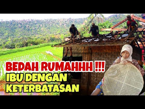Bedah Rumah Ibu Yang Tinggal Sendiri Di Rumah Sederhana Pinggir Sawah I Suasana Pedesaan Jawa Barat
