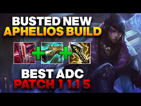 Aphelios ADC Gameplay - Abusing The Busted New Aphelios Build | League of Legends