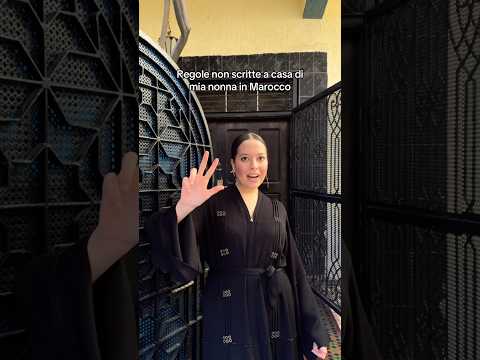 Regole non scritte a casa di mia nonna in Marocco🇲🇦