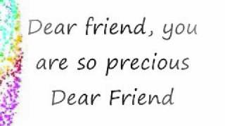 Dear friend- Staccie Orrico with Lyrics