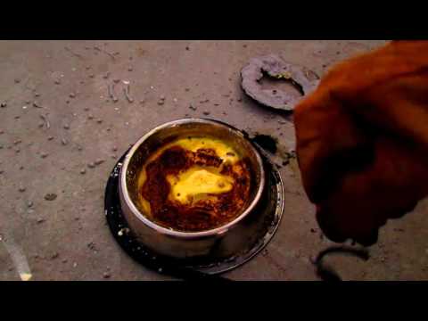 Molten Salt vs Oobleck (Non-Newtonian Fluid)