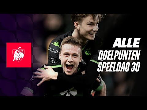 ALLE DOELPUNTEN SPEELDAG 30 👀⚽ Jupiler Pro League hoogtepunten 23/24