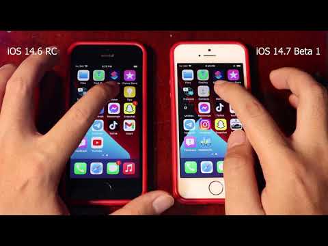 iOS 14.6 RC vs iOS 14.7 Beta 1 - iPhone SE Speed TEST