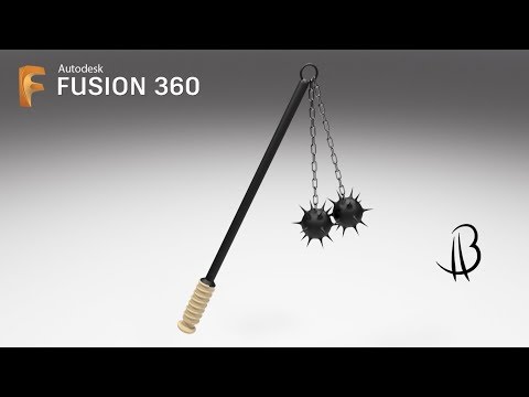 Weapon Design Speedrun 3 - Using Autodesk Fusion 360 - Mace