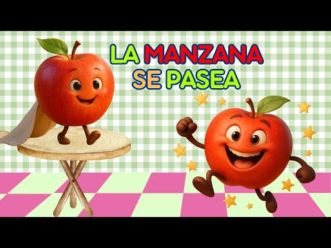 La manzana se pasea REMIX | Canciones infantiles