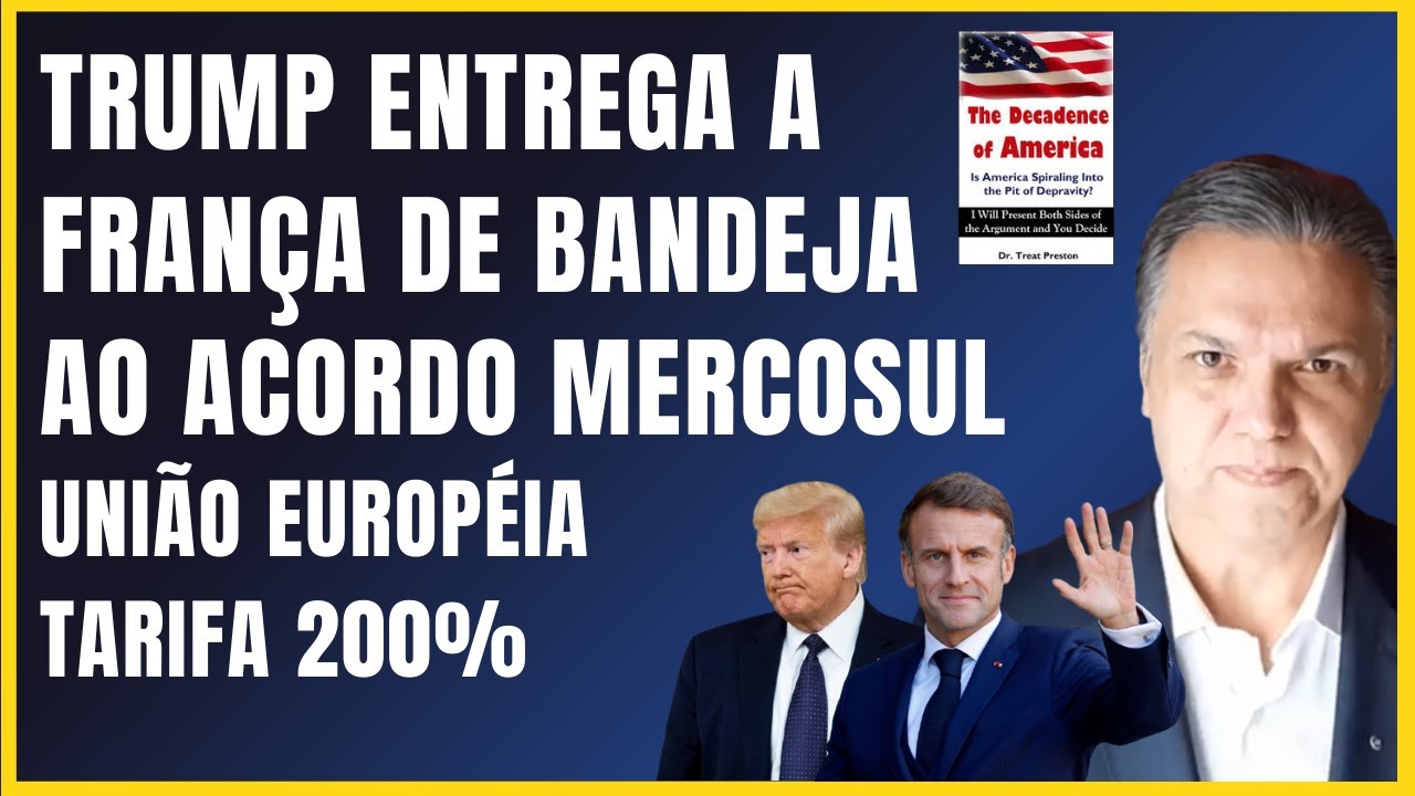 Trump ameaça tarifas de 200% em bebidas francesas – O Mercosul pode se beneficiar?