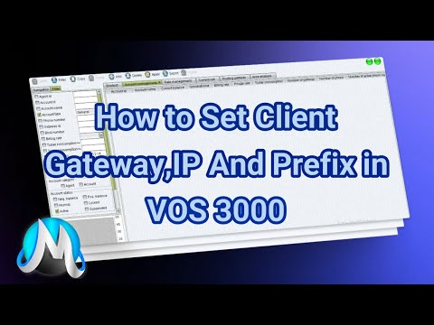 Step 3: How to Set Client Gateway, IP And Prefix in VOS 3000
