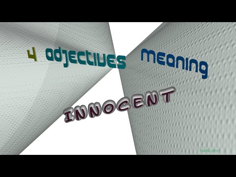 Synonym For Innocent