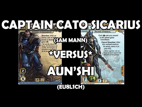 Captain Cato Sicarius versus Aun'shi - Warhammer 40,000: Conquest