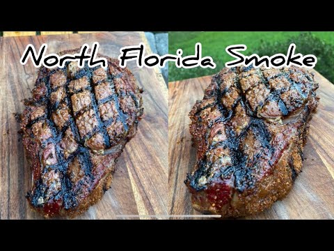 How to Reverse Sear a Bone-In Ribeye Steak on Rec Teq 700 and Kamado Joe