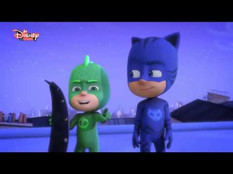 PJ MASKS CZ - Pyžamasky S01E12  gekko zachranil vanoce, gekkov lepkavy ledovy plan