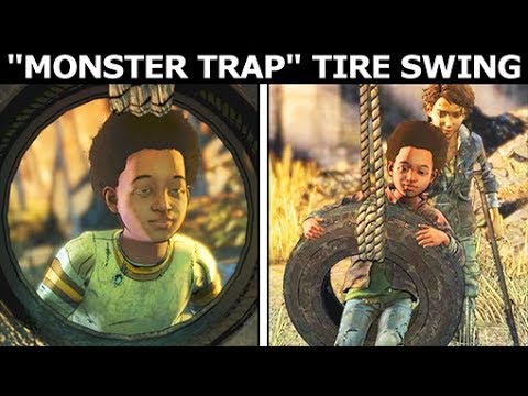 AJ Finally Get a Chance To Have Fun On The Tire Swing - The Walking Dead Final Season 4 Episode 4