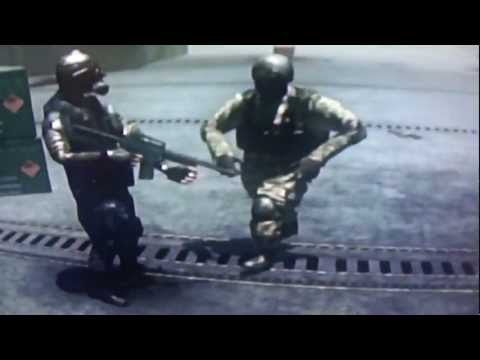 Prototype military man scared stiff