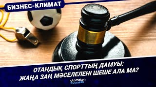 Отандық спорттың дамуы: Жаңа заң мәселені шеше ала ма?
