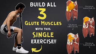 Want Better Glutes..? HIT ALL 3 GLUTEUS MUSCLES with a SINGLE EXERCISE!! (Maximus, Medius, Minimus)