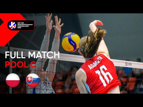 Full Match | Poland vs. Slovakia | CEV U22 Volleyball European Championship 2026 Women | Pool C