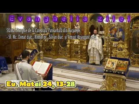 Evanghelia zilei - Matei 24, 13-28