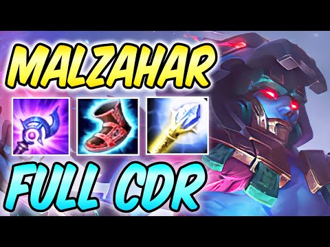 MALZAHAR MID GUIDE WITH BEST 40% CDR Build & Runes S10 | Diamond Commentary | League of Legends