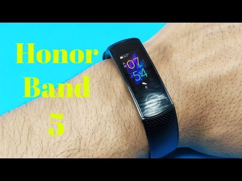 HUAWEI Honor Band 5 Smart Bracelet Sports Smartwatch : Unboxing & Test