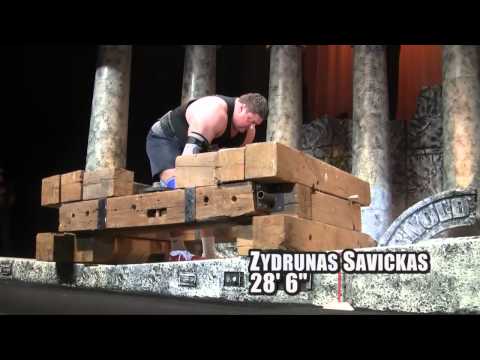 Arnold Strongman Classic 2012 - Timber Carry (Final Event)