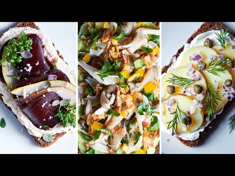 Vegan Smørrebrød | Danish Open Faced Sandwiches