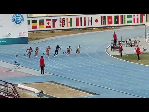 T46-47 Women 100m (+0.3)：Dubai 2022 World Para Athletics Grand Prix