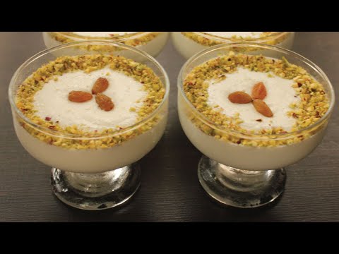 Mahalabia Recipe | Middle Eastern Dessert | Milk Pudding
