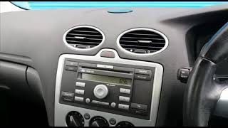 Ford radio code
