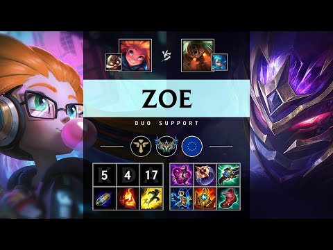 Zoe Support vs Nautilus - EUW Challenger Patch 14.24