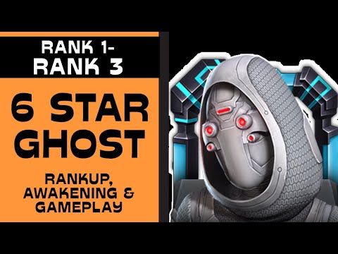 6 Star GHOST Awakening and Rank 3 Gameplay! | Marvel Contest of Champions