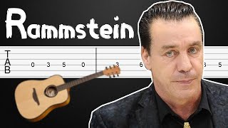 Rammstein - Seemann Guitar Tutorial, Guitar Tabs, Guitar Lesson  (Fingerstyle)