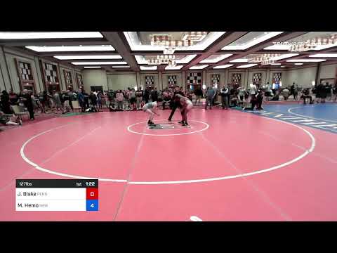 127 Lbs Consi Of 8 #2 - Juanita Blake, Pennsylvania Vs Maya Hemo, New Jersey 29c9