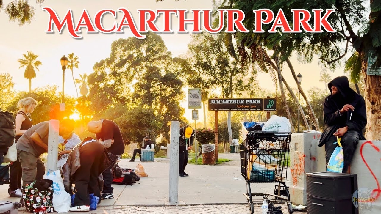 Thieves at The Park ⛺️• Ep 18 | Los Angeles, California 🇺🇸[4K]