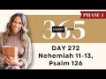 Days 272 Nehemiah 11 13 Psalm 126 Daily One Year Bible Study Audio Bible Reading W Commentary