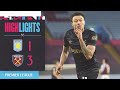 Aston Villa 1-3 West Ham | Lingard Strikes Twice On Hammers Debut! | Premier League Highlights