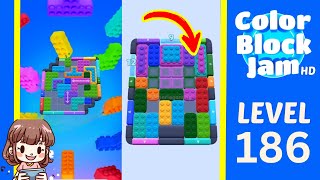 Solusi Level 186 Color Block Jam