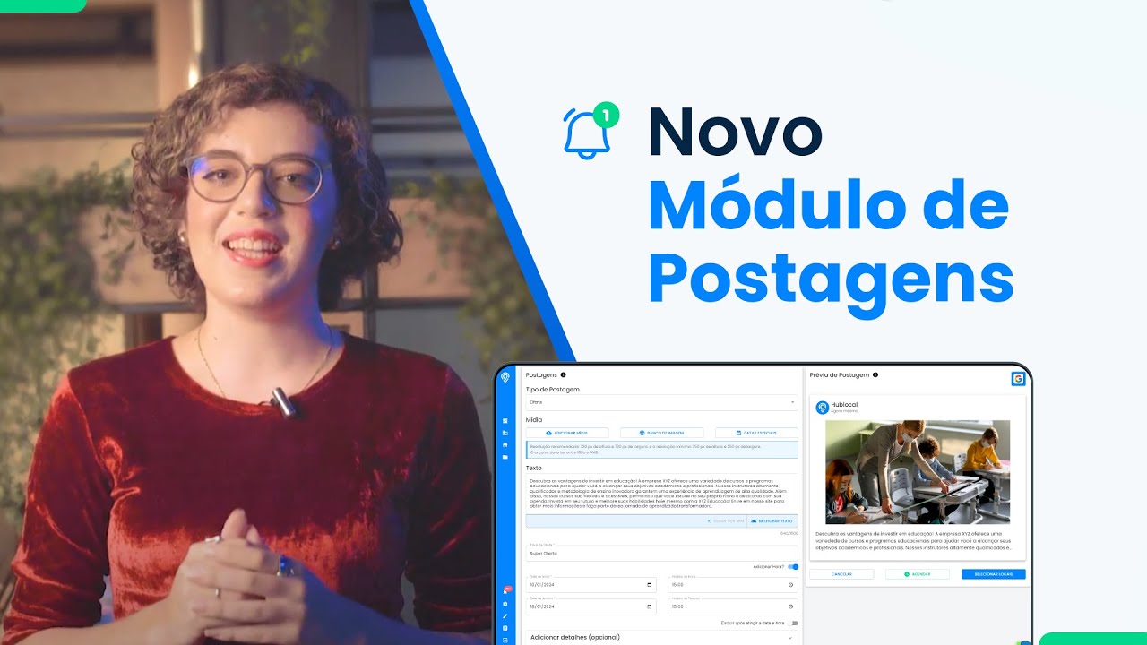 Postagens na Plataforma HubLocal: Potencialize seu negócio no Google com facilidade e eficiência!