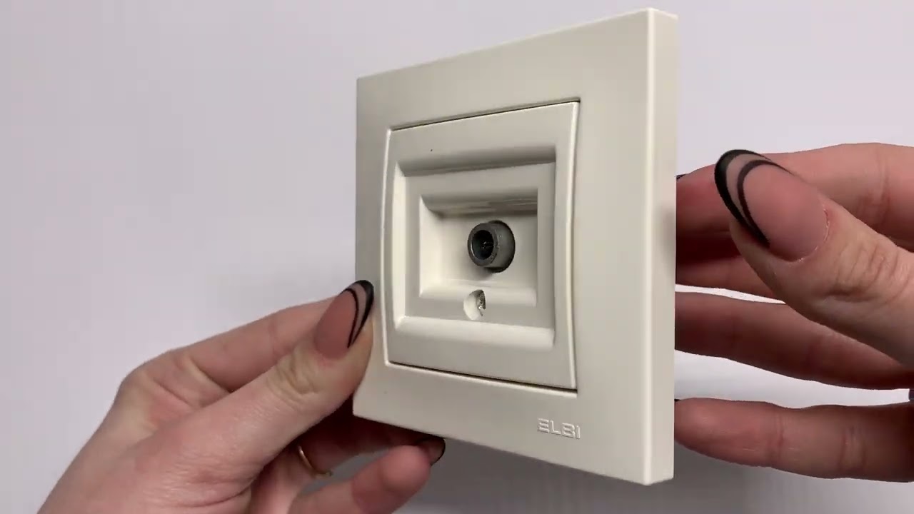 Розетка телевизионная концевая ELBI VEGA белый (510-010200-273)