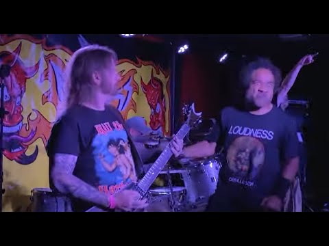 EXODUS/MACHINE HEAD, HIRAX and FORBIDDEN members performed "A Lesson In Violence"