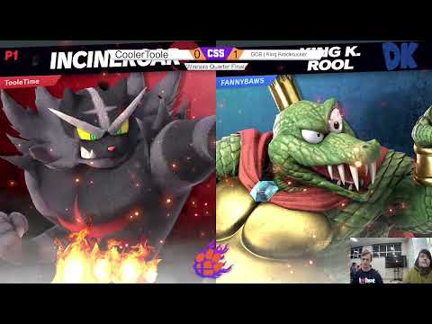 Clocktower Smash 114 - WQ - CoolToole (Incineroar) vs. GCB | King Krocksucker (King K. Rool) - SSBU