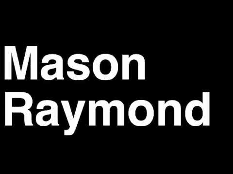 How to Pronounce Mason Raymond Vancouver Canucks NHL Hockey Player Runforthecube