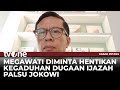 Jokowi Mania Minta Megawati Bantu Selesaikan Polemik Ijazah Palsu Kabar Petang TvOne