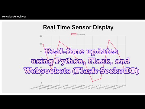 Display Real Time Updates Using Python, Flask and Websocket