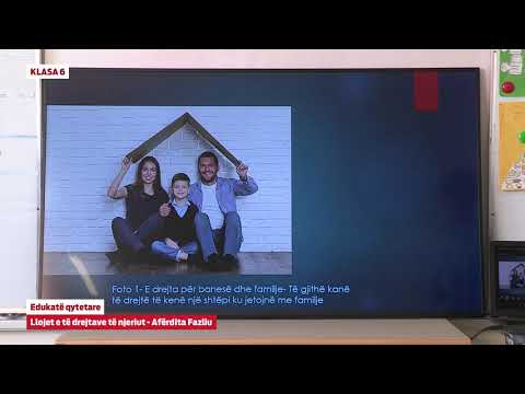 e Mesimi Klasa 6 - 6729 Edukatë qytetare - Llojet e të drejtave të njeriut