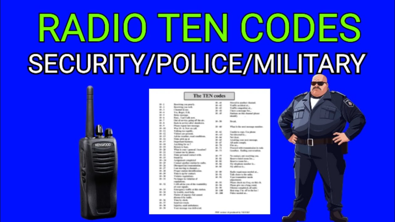 RADIO TEN CODES PHILIPPINES