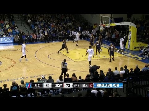 Diamond Stone with the rejection vs. the Warriors